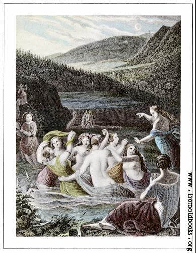 Legends and stories from germany: the MummelSee in Black Forest is said to have been home to water nymphs and an underwater kingdom.
