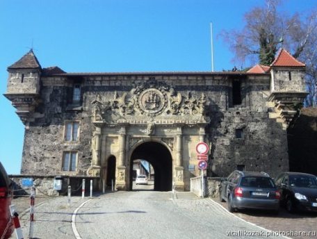 Outside the castle