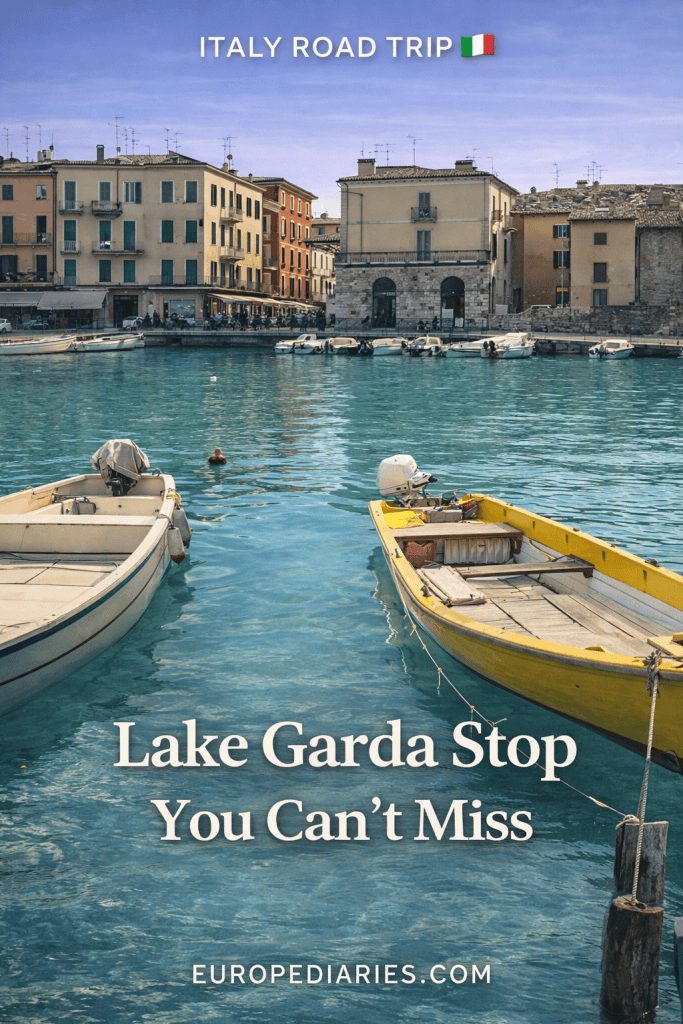 Pescheris del Garda - a town along lake garda halfway between Milan and Venice.