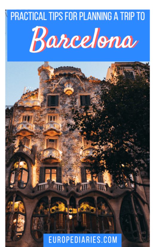 What to do in Barcelona- plan a 3 day trip with europediaries.com