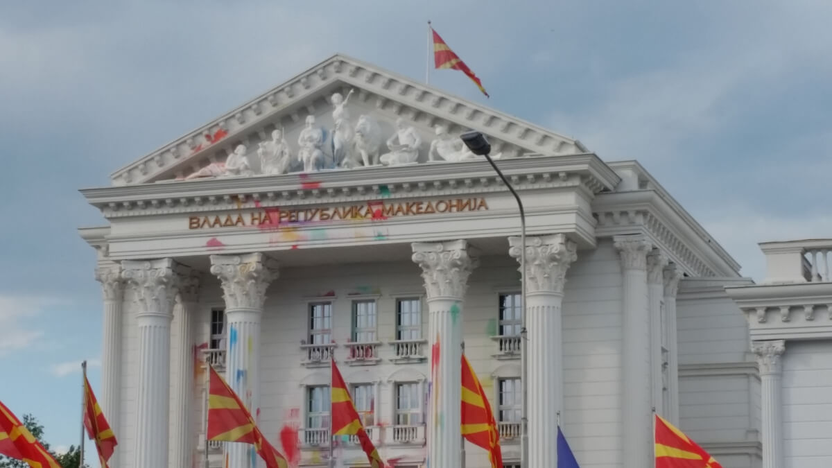 Visit Skopje, Macedonia- Witnessing the colourful protest