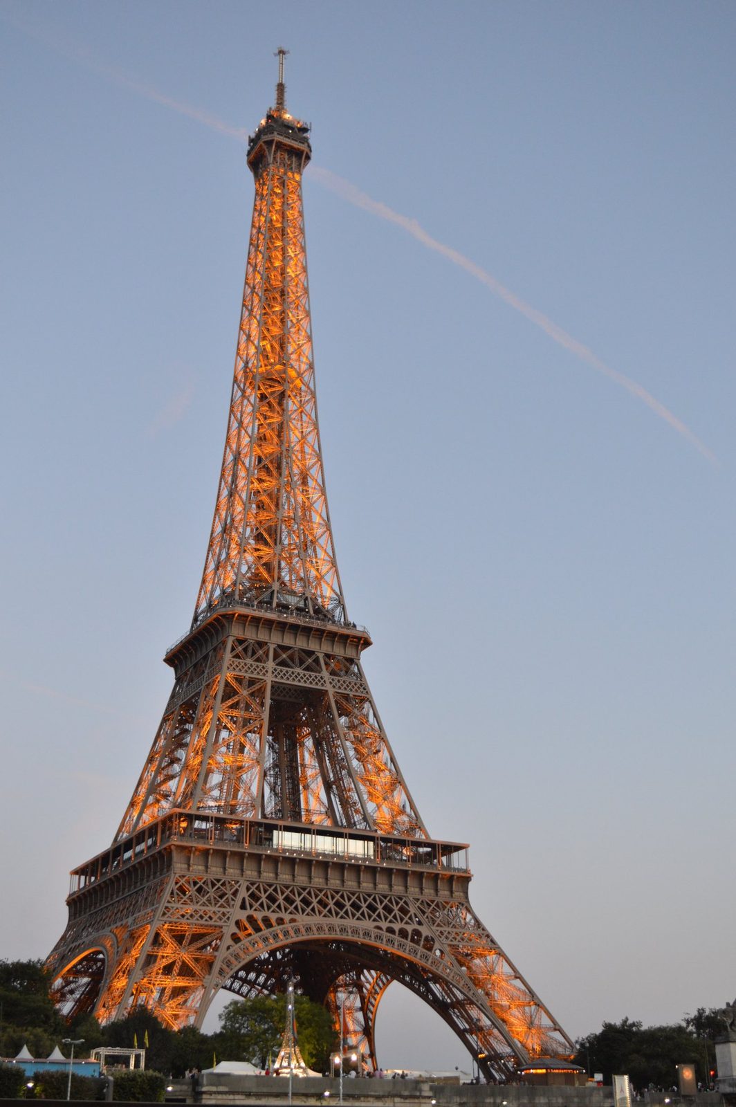 eiffel sunset
