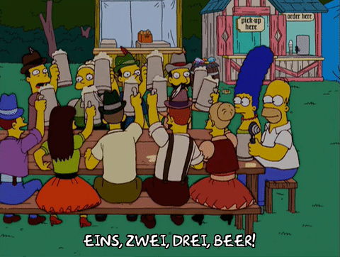 gif oktoberfest simpsons