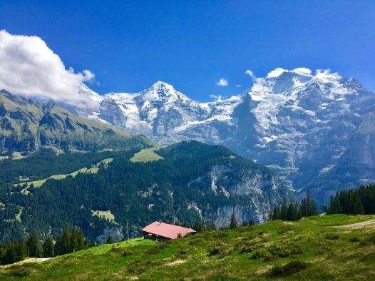 Beautiful places in the summer. What is switzerland famous for? Alpine villages!
