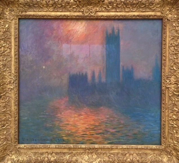 Monet's art - Houses of Parliament in sunset