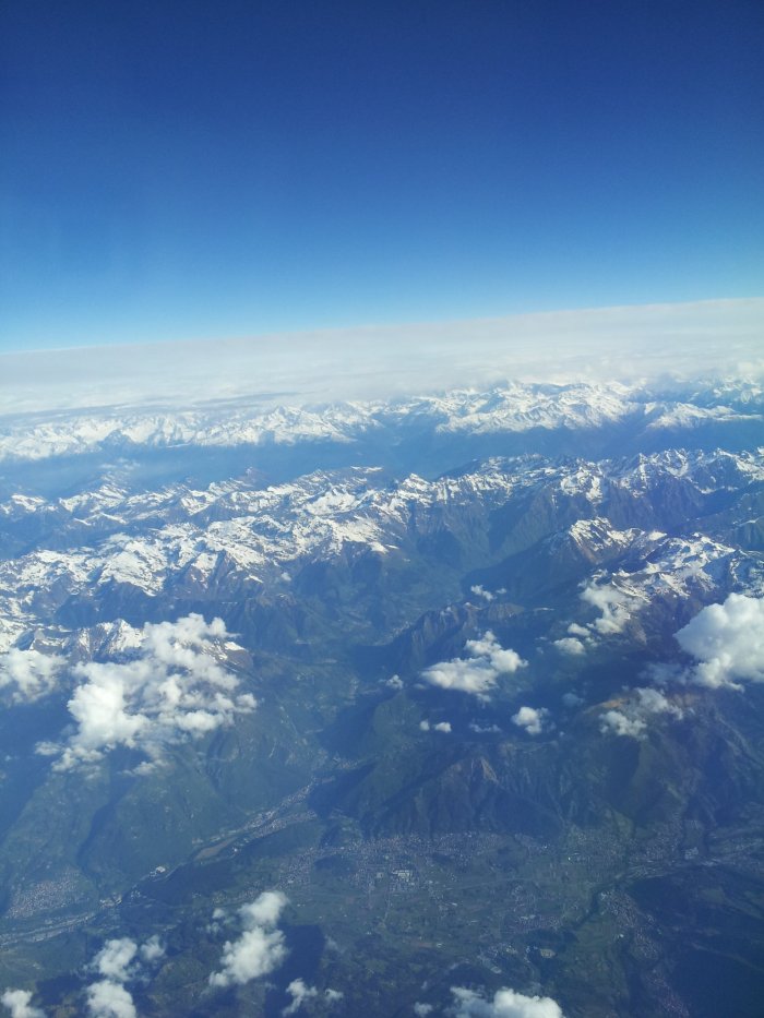 Flying out of Milan!