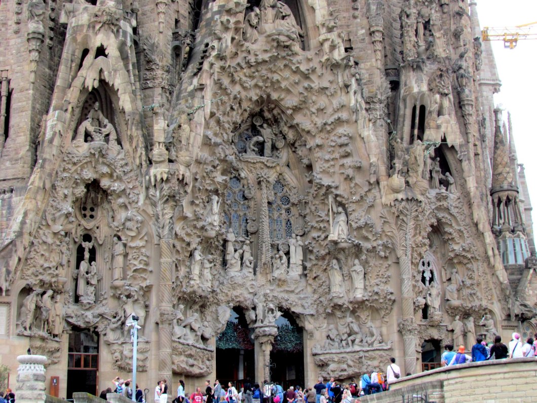 Sagrada Familia, an unfinished masterpiece of Gaudi in Barcelona